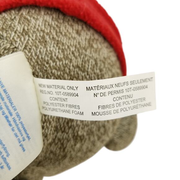 Build A Bear Nick Boy Sock Monkey Plush Red Scarf Sweater Vest Stuffed Toy 2013 - Picture 8 of 10